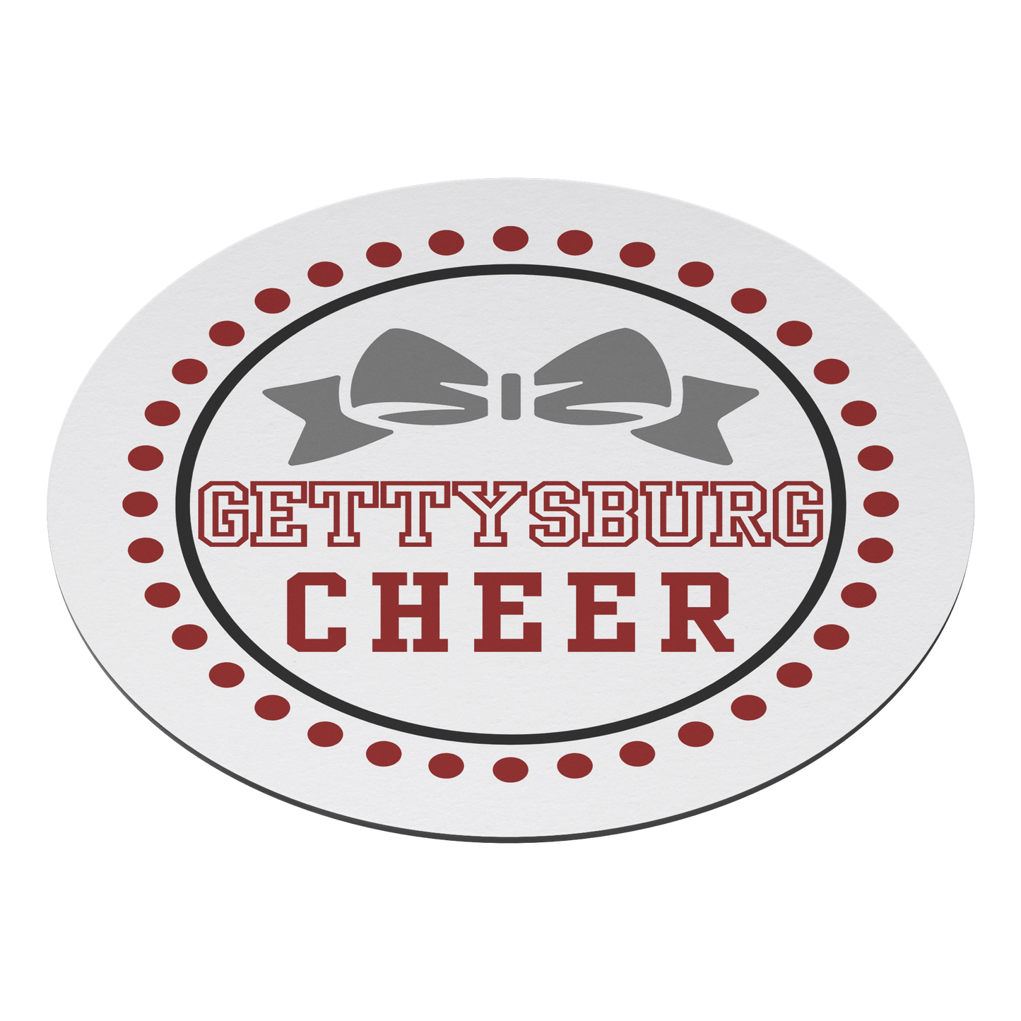 Gettysburg_Cheer_Car_Magnet_RoundCarMagnet_Angle_AS_Mockup.png_16042386