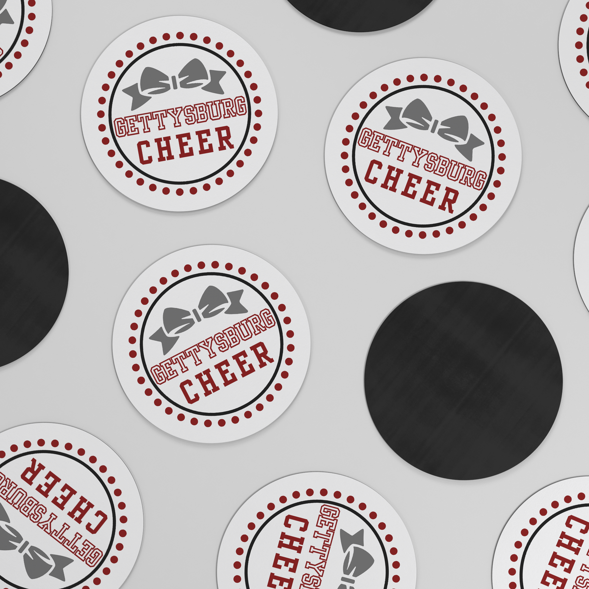 Gettysburg_Cheer_Car_Magnet_RoundCarMagnet_Scattered_AS_Mockup.png_16042387