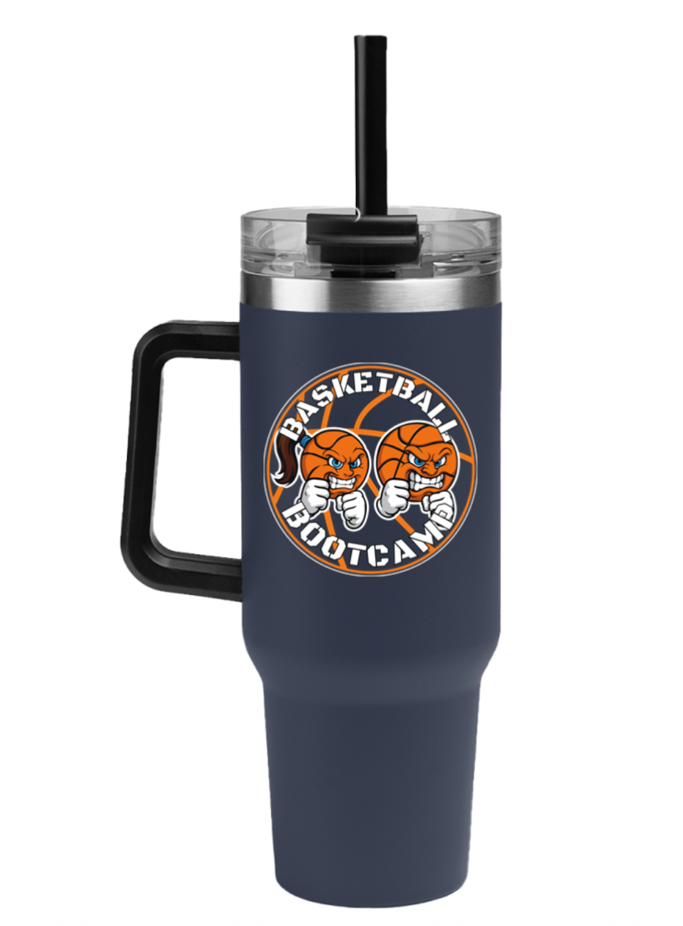 Basketball Bootcamp 40oz Intrepid Stainless Steel Tumbler