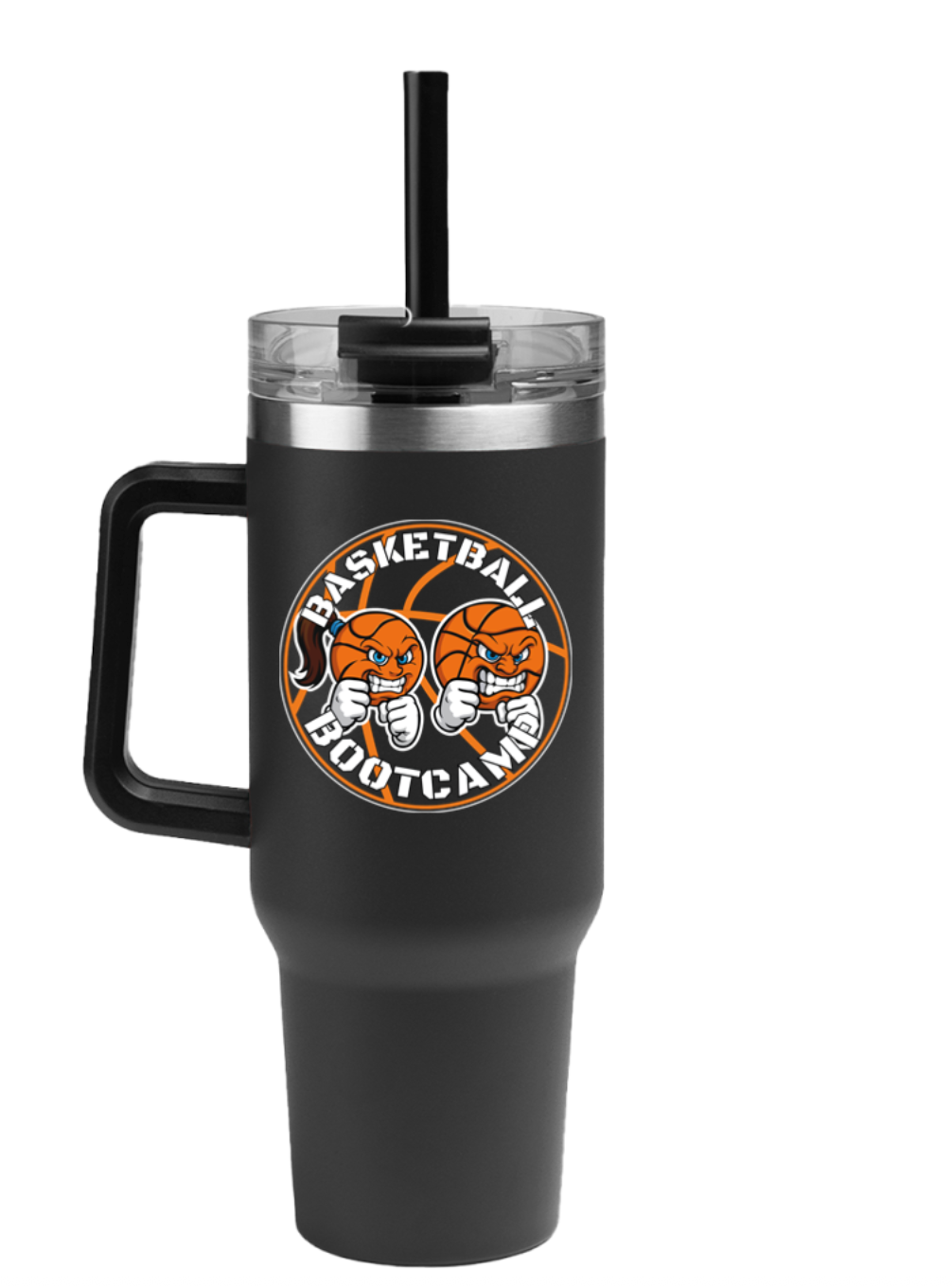 Basketball Bootcamp 40oz Intrepid Stainless Steel Tumbler