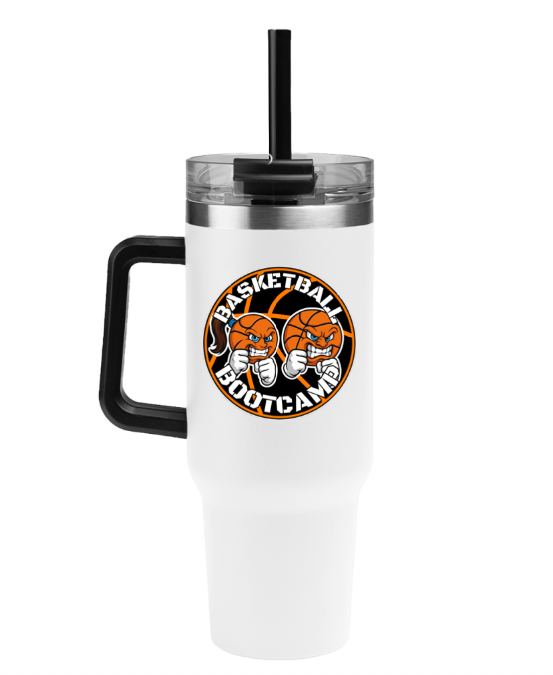 Basketball Bootcamp 40oz Intrepid Stainless Steel Tumbler