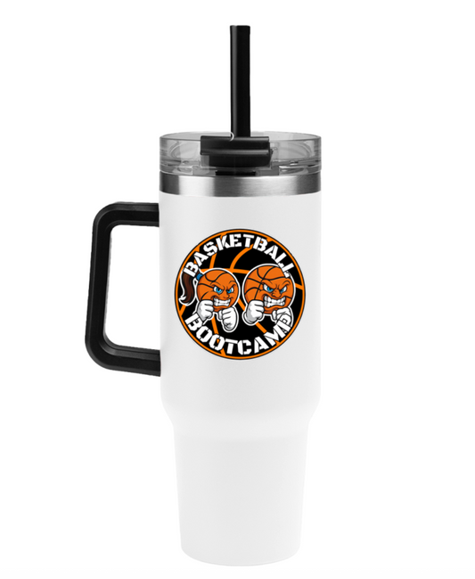 Basketball Bootcamp 40oz Intrepid Stainless Steel Tumbler