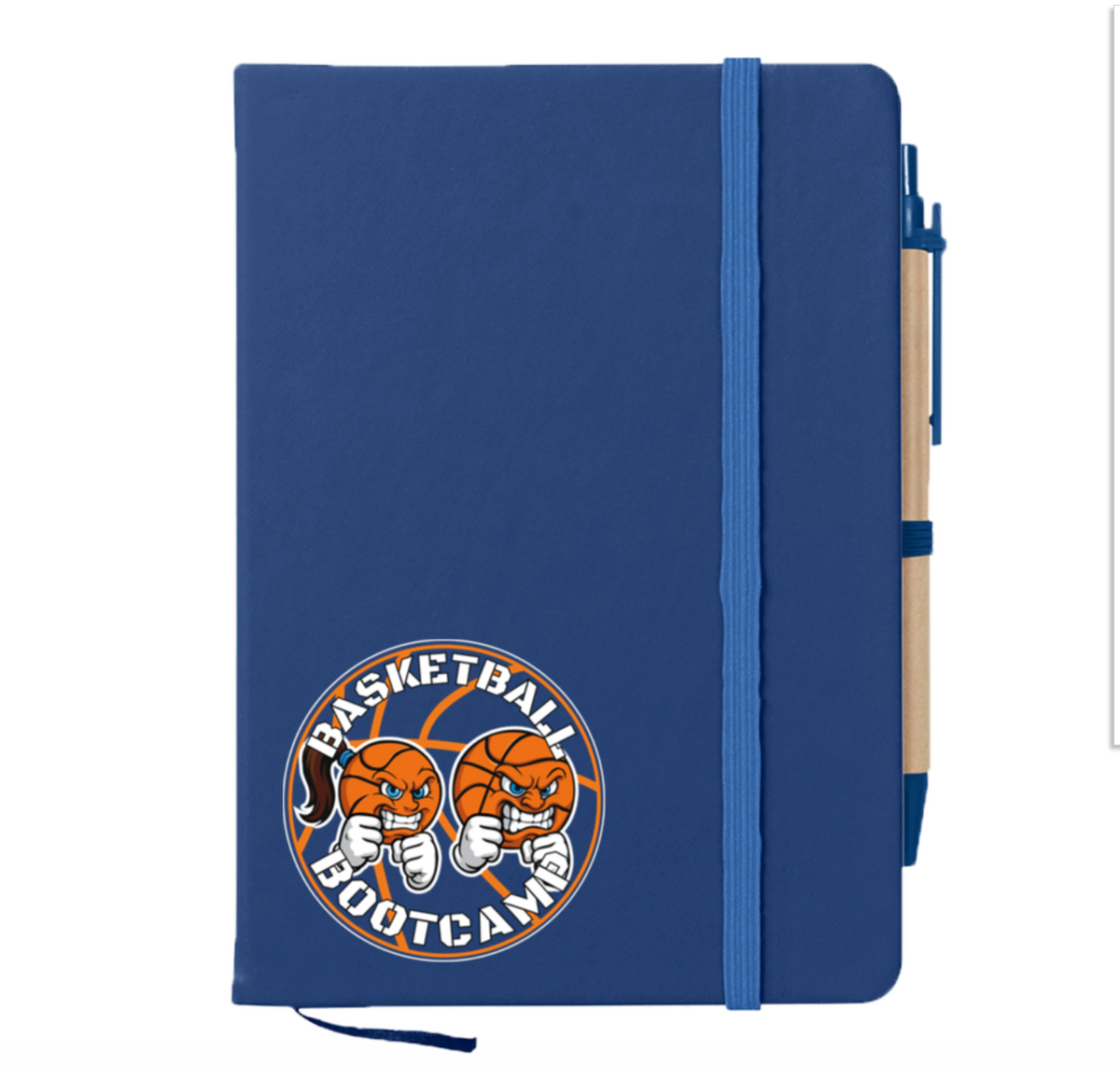 Basketball Bootcamp Journal Notebook w/Sticky Notes & Flags