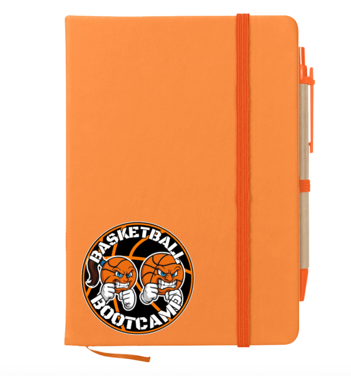 Basketball Bootcamp Journal Notebook w/Sticky Notes & Flags