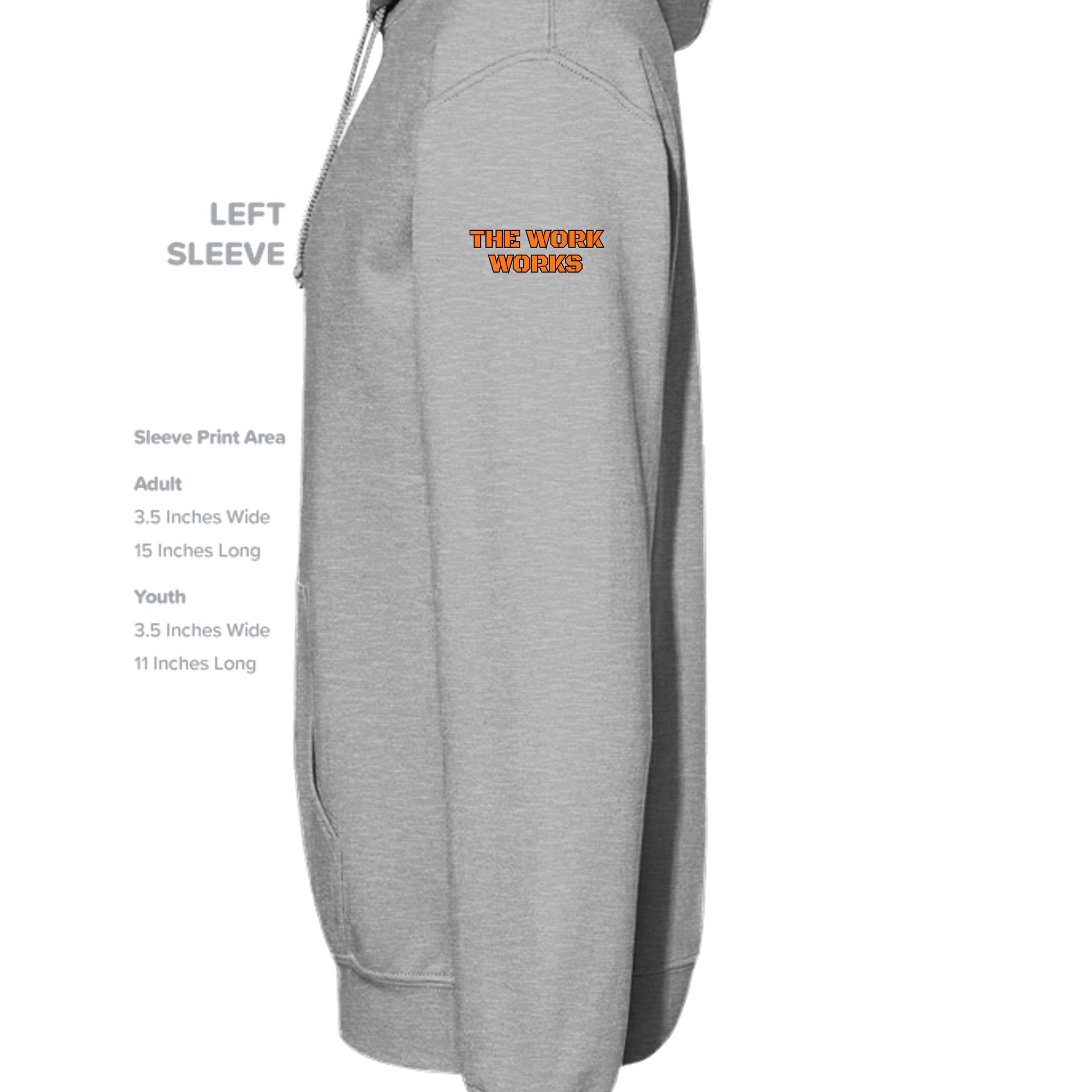 SPORT GREY - SF500 - SLEEVE_LEFT
